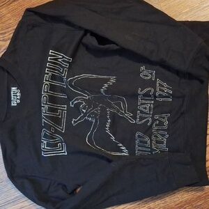 Led Zeppelin Black Graphic Sweatshirt